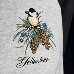 Vintage Heather Yellowstone Sweater Shirt - L